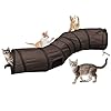Katzentunnel Katzenspielzeug S Tunnel Pet Cat Play Tunnel Tube zusammenklappbar Kätzchen Spielzeug Katze Tunnel Haustiere Spielzeug (120 cm lang)