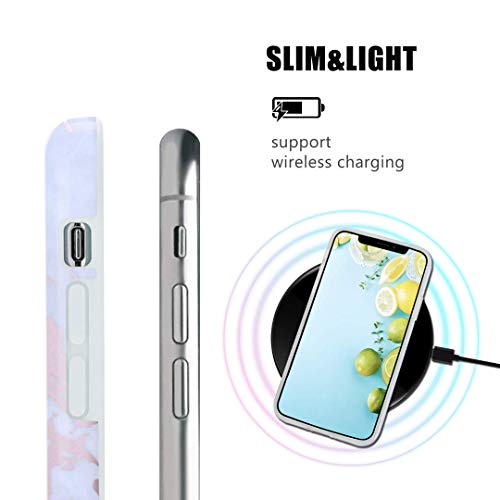 iPhone 11 Pro 2019 5.8 Case, Ranyi Gold Stamping Marble Pattern [Support Wireless Charging] Shock Absorbing Flexible Resilient TPU Rubber/Silicone Case for Apple 2019 5.8 Inch iPhone 11 Pro (4) - Thumbnail 4