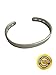Pewter Copper Bracelet for Arthritis - Guaranteed 99.9% Pure Copper Magnetic Bracelet Men Women | 6 Powerful Magnets | Effective Relief of Joint Pain, Arthritis, RSI, Carpal Tunnel. (Single Bracelet)