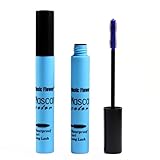 DATEWORK Colorful Waterproof Makeup Eyelash Long Curling Mascara Eye Lashes Extension (Blue)