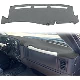 Dashboard Cover Mat – Black Felt For 2000-2006 GMC Yukon & Chevrolet Suburban Tahoe (LHD Only)