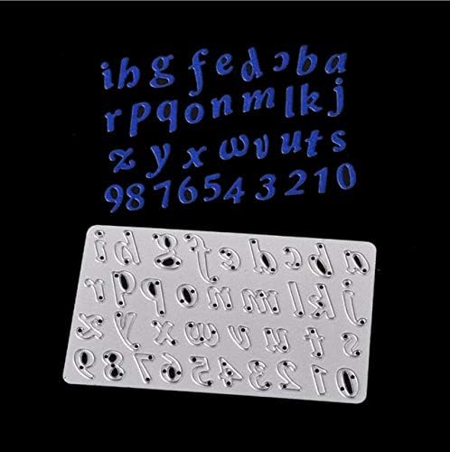 Arabic Numerals Numbers Alphabet Letters Cutting Dies Stencils for Scrapbooking Decorative Stamping Template Paper Crafts Dies