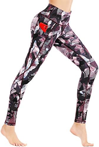 Pockets Printed Yoga Pants 