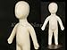 (JF-CH03M) Roxy Display Child Body Form 3 Month White Jersey Form Cover,with Head, Flexible arms, Fingers & Legs, Metal Base Fabric.