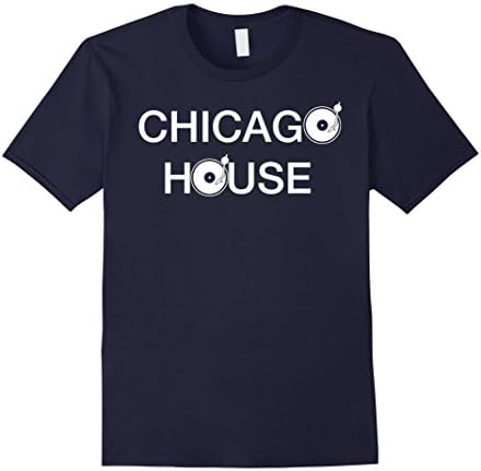 Men's Chicago House Music Tee Shirt 2XL Navy