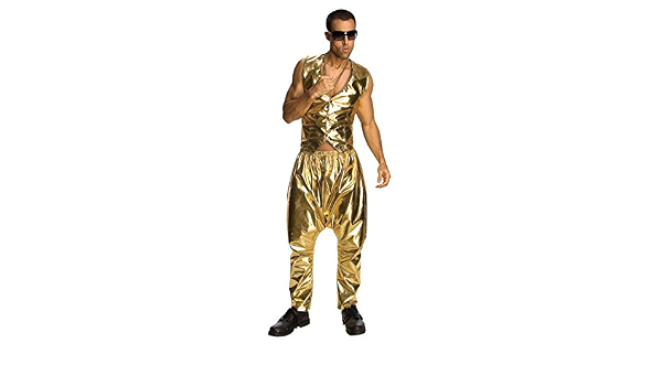 MyPartyShirt Gold Mc Hammer Parachute 