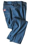 Dickies Occupational Workwear C993RNB Denim Cotton Regular Fit Men's Industrial Jean with Straight Leg, Indigo Blue