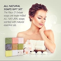 Fleur D' Extase (Ecstacy) Soap Gift Set With 9 x 25