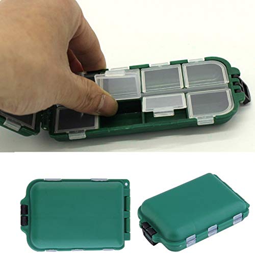 BeesClover Fishing Tackle Boxes Fishing Accessories Case Fish Lure Bait Hooks Tackle Tool for Storing Swivels Lures Hooks Show One Size