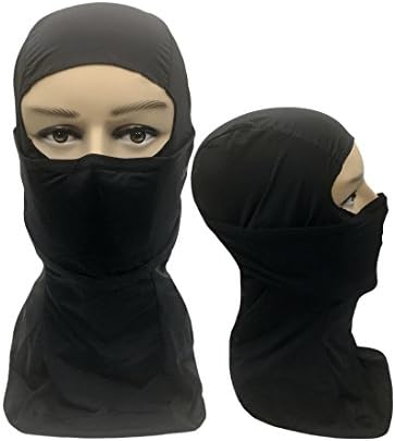 Balaclava Mask Windproof Ski Mask Cold Weather Face Mask Motorcycle Neck Warmer Sun Protection, 2017 New Design Products! (Black)
