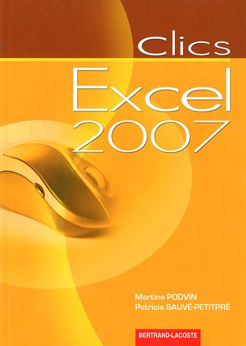 Clics Excel 2007