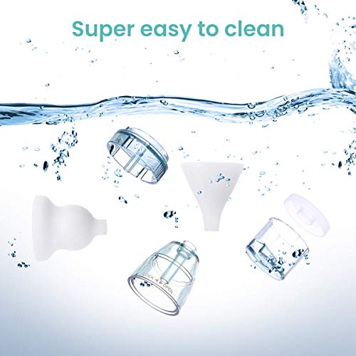 Itomoro Baby Nasal Aspirator-Battery Operated (LCD Screen,Music,3 Adjustable Suction Level) Nose Cleaner for Newborns and Toddlers - Thumbnail 7