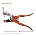 Livestock Ear Tag Pliers Applicator Universal for Livestock Cattle Cow Pig Goat Sheep Lamb Ear Tag Tool Animal Instruments Tool Universal Tagger Puncher Pliers Farm Supplies,Orange