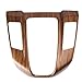 Saihisday Peach Wood Grain Inner Gear Shift Panel Cover Water Cup Holder for Honda CRV CR-V 2017 2018 (Gear Shift Panel Cover)