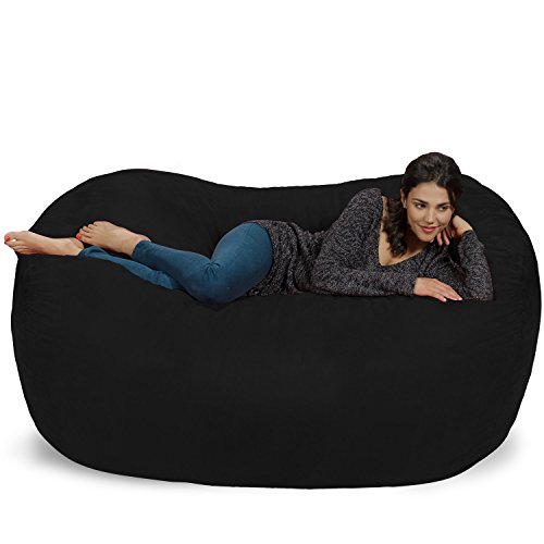Chill Sack Bean Bag Chair Huge 6' Memory Foam Furniture Bag and Large