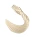 Tape in Hair Extensions Human Hair 16 Inch Tape in Extensions Real Hair 50g 20pcs Remy Hair Tape in Extensions Silky Straight Color #60 Blonde