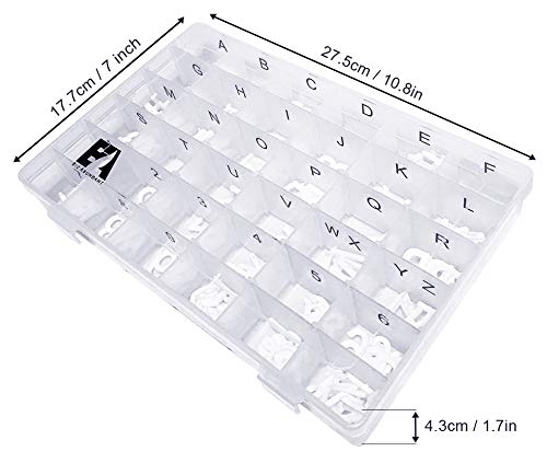3 Plastic+Organizer+Container+Adjustable+dividers