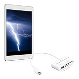 kwmobile 3in1 Micro USB Adapter Card Reader OTG for Samsung Galaxy Tab S2 9.7 White
