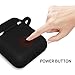 Yloves AirPods Case, Shockproof Protective Silicone Cover and Skin with Anti-Lost Airpods Strap/Airpods Holder for Apple Airpods (Black)