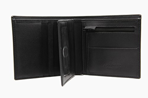 Genuine Calf Leather Euro Wide Bi-fold Wallet Mayfair with Gift Box (53-28)