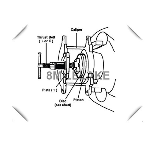 3 8MILELAKE+Brake+Caliper+professional+caliper