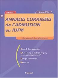 Annales corrigées de l'admission en lUFM
