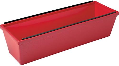 131966 12" Wallboard 2 Blade Red Plastic Mud Pan-SET OF 2
