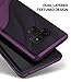 Ringke Wave Case for Galaxy Note 9 with Dual Layer Heavy Duty 3D Textured Shock Absorbent PC TPU Full Body Drop Resistant Protection Modern Design Cover for Note9 - Metallic Purple