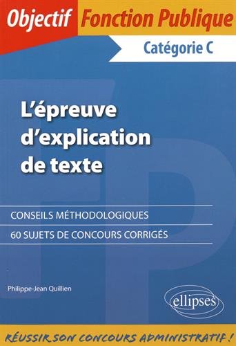 L' épreuve d'explication de texte