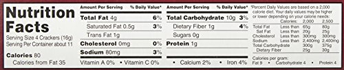 CARRS CRACKER POPPY & SESAME, 6.5 OZ, 12 pack - Thumbnail 3
