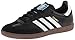 adidas Originals Men's Samba Soccer-Inspired Sneaker,Black/White/Gum,7 M US