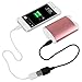 Pilot Electronics CA-10001P Pink 5200 mAH Power Bank and Heat Pack