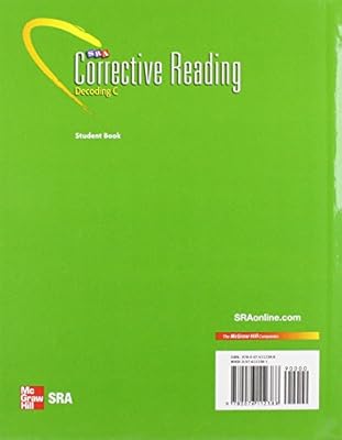 Corrective Reading Decoding C, Student Textbook (Read to Achieve)