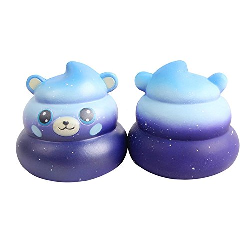 Stress Reliever Toy KESEELY 2018 New Cute Mini Squishy Cartoon Bear Poo Scented Slow Rising Squeeze Toys (A) - Thumbnail 3