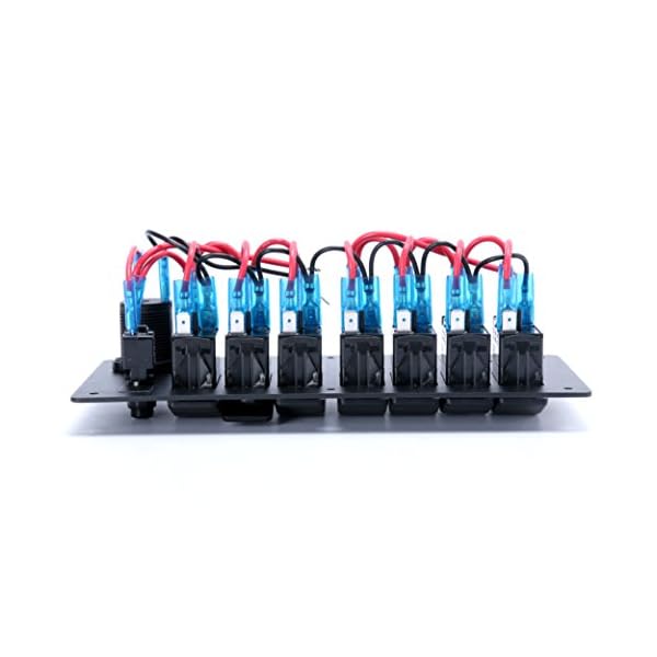 Amarine-made-7-Gang-Aluminium-LED-Rocker-CIG-Socket-Circuit-Breaker-Waterproof-Marineboatrv-Switch-Panel Amarine-made-7-Gang-Aluminium-LED-Rocker-CIG-Socket-Circuit-Breaker-Waterproof-Marineboatrv-Switch-Panel