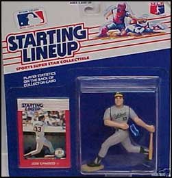 Jose Canseco Action Figure in Oakland A's Uniform - 1988 Starting Lineup Sports Super Star Collectible