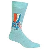 Hot Sox Men's Artist Series Crew, Goldfish and