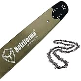Holzfforma 28inch 3/8 .063 92DL Guide Bar Full Chisel Saw Chain Combo Compatible with Stihl MS361 MS362 MS380 MS390 MS440 MS441 MS460 MS461 MS660 MS661 MS650