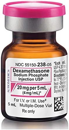 Dexamethasone Sodium Injection MDV 4mg/mL 5mL Sterile 25/Bx