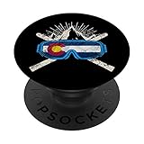 Colorado Skiing Ski PopSockets PopGrip: Swappable