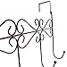 Rbenxia Over The Door 5 Hanger Rack Decorative Metal Hanger Holder for Home Office Use, Brown