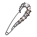 YYBONNIE Crystal Pearl Safety Pin Brooch Cardigan Hat Scarf Vintage Pin Jewelry with Gift Box