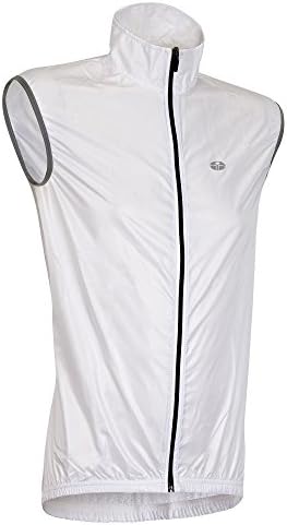 GSG Venezia - Men´s Cycling Vest - Waterproof &amp; Windproof - White - XLarge