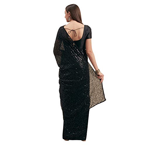 Womanista-Georgette-with-Blouse-Piece-Saree-WM1269BlackOneSize