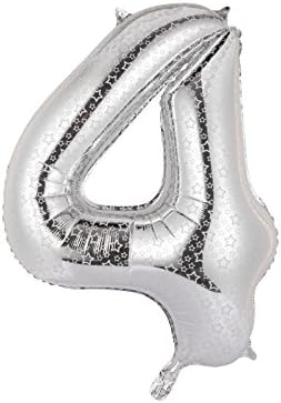 YOYO FUN USA FOIL Balloons Numbers 4 18"