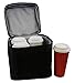 BevBag Insulated Beverage Carrier Extra Tall. (Black). Model #4R Cubed, with Addition of Outer Pouch. Great for Uber Eats, DoorDash, GrubHub. BevTray Sold Separately. Cups not Included.
