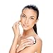 Hatteker Women's Hair Removal Ladies Electric Shaver Razor Epilator for Women 3 in 1 Body Hair Bikini Trimmer for Legs Facial Cleaning Brush Waterproof Wet Dry Cordless USB Rechargable Painless