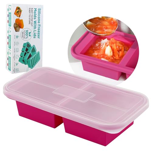 Ununpentium 2 Cups Silicone Soup Freezer Container