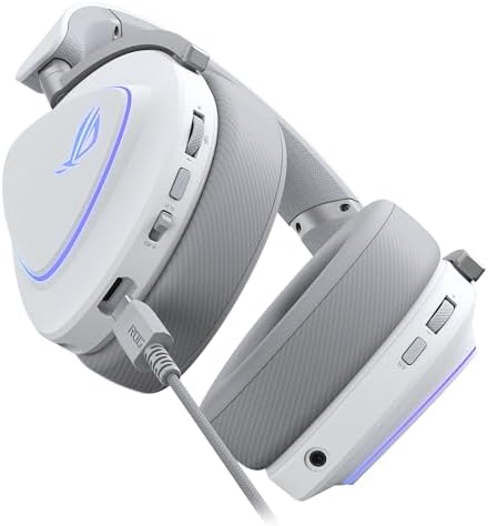 ROG Delta II - Auriculares Gaming Inalámbricos Trimodal - Blanco