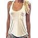 Orangesky Women Summer Vest Top Sleeveless Blouse Casual Tank Tops T-Shirt Lace